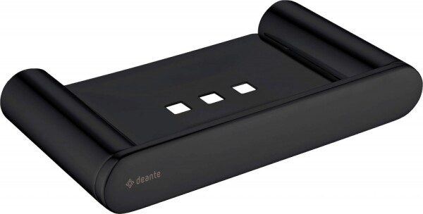 DEANTE - Round černá - Miska na mýdlo, nástěnná ADR_N411