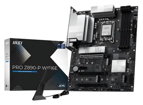 MSI PRO Z890-P WIFI6E / Základní deska / Z890 / LGA 1851 / 4x DDR5 / PCIe 5.0 x16 / 5GLAN / ATX (7E34-019R)