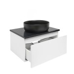 Koupelnová skříňka s krycí deskou SAT B-WAY 59x30x45 cm bílá lesk BWAY60WTK BWAY60WTK