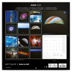 Nástěnný poznámkový kalendář 2026 NOTIQUE - NASA, 30 x 30 cm