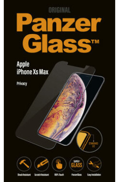 PanzerGlass Standard Fit Privacy Tvrzené sklo pro Apple iPhone XS Max čirá (5711724126390)