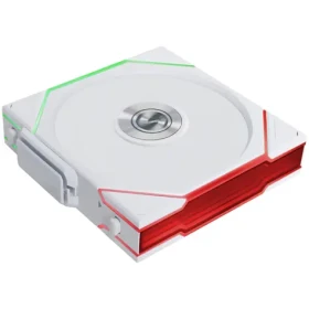 Lian Li UNI FAN TL Wireless Fan bílá / 120mm / Fluid Dynamic Bearing / 33 dB @ 2600 RPM / 90.1 CFM / ARGB / 4-Pin PWM (12TL1W1W)
