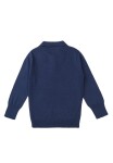Tričko chlapecké Polo s dlouhým rukávem, Minoti, Retro 1, modrá - 98/104 | 3/4let