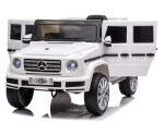 Mamido Dětské elektrické autíčko Mercedes G500 bílé
