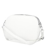 Trendy dámská koženková crossbody kabelka Fulla, bílá