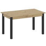 FRONTI Rozkládací jídelní stůl NEO - dub artisan + černá
