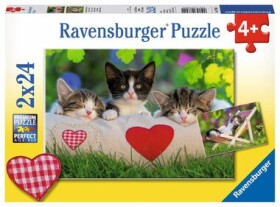 Ravensburger Ospalá koťata 2 x 24 dílků