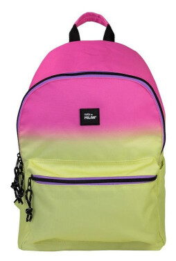 Školní batoh Milan 22l Sunset žlutý pink