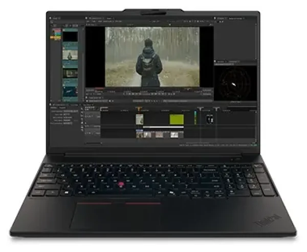 Lenovo ThinkPad P16s Gen 5 černá / Notebook / 16" WUXGA T / Core Ultra 7 366H / 64GB / 1TB SSD / RTX 2000 8GB / W11P (21XE000VGE)