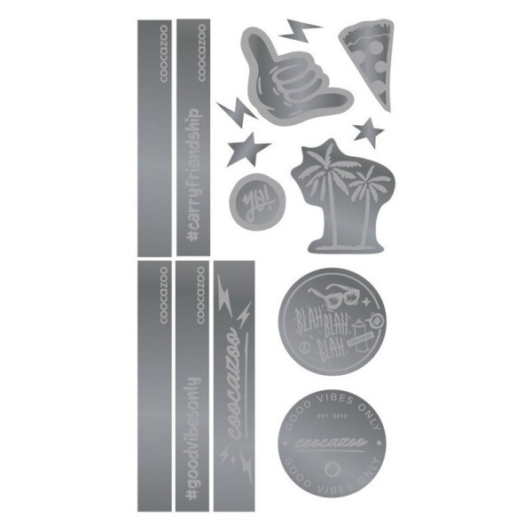 Reflexní samolepky StickyRicky - Silver