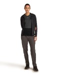 ICEBREAKER Wmns 300 RealFleece Descender LS Zip Hood, Black velikost: XS