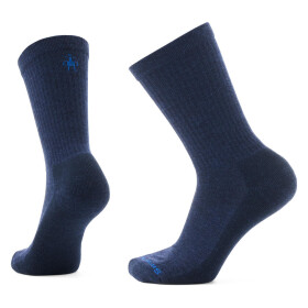 Unisex merino městské ponožky SMARTWOOL Everyday Solid Rib Crew Socks, Deep Navy velikost: 42-45 (L)