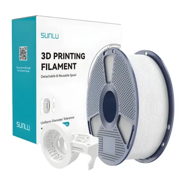Sunlu PETG High-Speed Matte bílá / Struna pro 3D tiskárnu / PETG / 1 kg (PETG H-S M W)