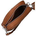 Stylová dámská koženková crossbody kabelka Danika, hnědá