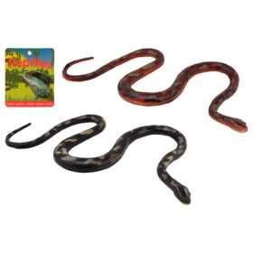 Had - zmije 135 cm - hnědá