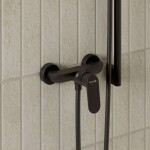 KLUDI - X1 Sprchová baterie, matná černá 328313975