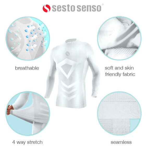 Sesto Senso Thermo Longsleeve Top CL40 White