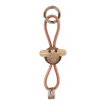 Kay Bojesen Dřevěná klíčenka Monkey Gold, hnědá barva, dřevo