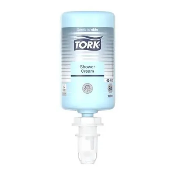 TORK Cream Shower 424601 světle modrá / Tekuté mýdlo / 1 l / systém S4 (424601)