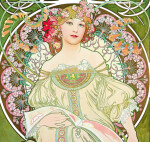 Nástěnný kalendář vázankový/kravata 2026 Helma - Alfons Mucha