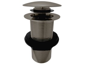 RAV Slezák - Výpusť umyvadlová 5/4'' bez přepadu - neuzavíratelná zátka, Metal Grey - kartáčovaná MD0799MGK MD0799MGK