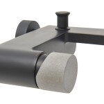 Vanová baterie SAT Fusion bez sprchového setu 150 mm páka beton SATBSFU222BC SATBSFU222BC