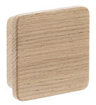 Tulip Nábytková knopka dřevěná Square nelakovaná (404337)