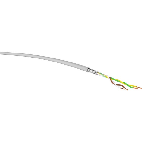VER LIYCY-OB 2x2x0,75 Ri.100 kabel pro přenos dat LIYCY-OB 2 x 2 x 0.75 mm² šedá 100 m