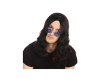 Paruka Rocker Ozzy černá