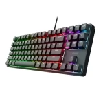 Trust GXT 864 černá / Herní klávesnice / mechanická / RGB / USB-A / US layout (25724)