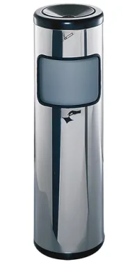 TKG Magnum / Odpadkový koš s popelníkem / nerezová ocel / 24 l