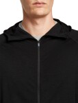 Pánská merino mikina ICEBREAKER Mens 150 MerinoFine Ace LS Zip Hoodie, Black velikost: XXL