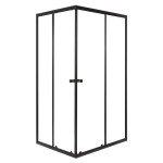 KERRA - Sprchový kout Olga černá SQ 100x100(bez vaničky) 5907548125927