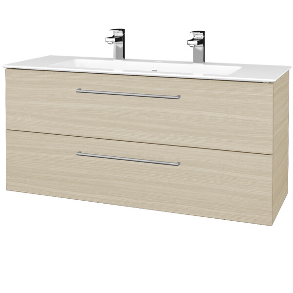 Dřevojas - Umyvadlová skříňka GIO SZZ2 120 - D04 Dub / Úchytka T04 / D04 Dub 407018E