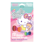 Colorino pastelky trojhranné JUMBO, Hello Kitty, 12 barev
