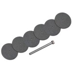 Donau Elektronik 1632 řezný kotouč rovný 22 mm 6 ks kov