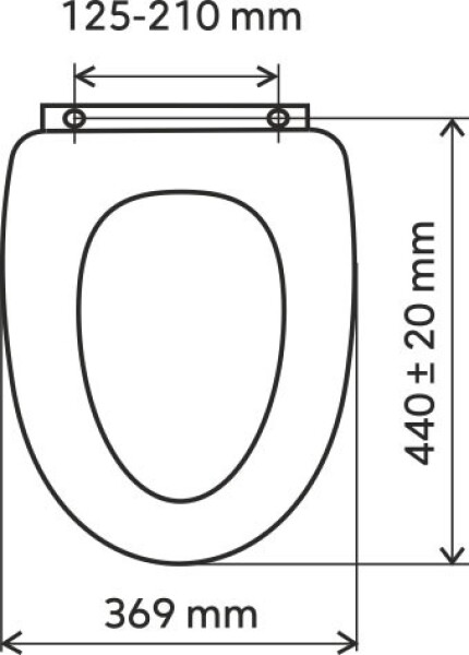 NOVASERVIS - WC sedátko, duroplast černá matná, panty tvrzený plast WC/BLACK