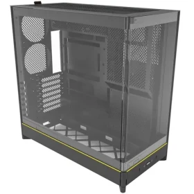 Montech HS02 černá / ATX / 2x USBA / 1x USB-C / bez zdroje / průhledná bočnice (HS02 (B))
