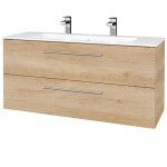 Dřevojas - Umyvadlová skříňka GIO SZZ2 120 - D15 Nebraska / Úchytka T04 / D15 Nebraska 406950E