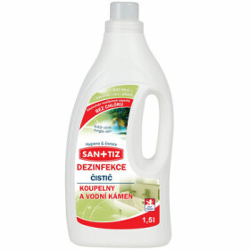 Sanitiz Čistící prostředek na koupelny a vodní kámen / dezinfekce 1,5 l - parfém Jungle rain