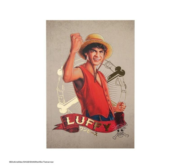 One Piece Zápisník linkovaný - Luffy