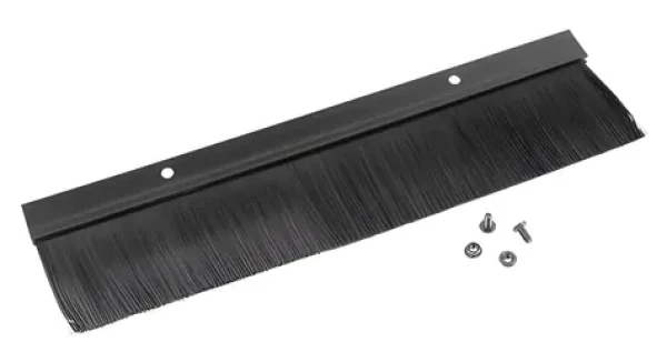 Lanberg 19" kartáčový panel černý / Panel / kabelový průchod (AK-1102-B)