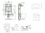 IDEAL STANDARD - ProSys Set předstěnové instalace, klozetu a sedátka Architectura, tlačítka Oleas M2, DirectFlush, SoftClose, CeramicPlus, chrom ProSys80M SP117