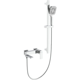 CERANO - Vanová nástěnná baterie Zenira s příslušenstvím - chrom CER-605257