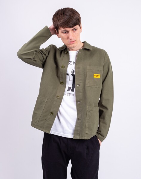 Service Works Canvas Chore Shirt OLIVE M