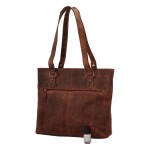 Dámská kožená praktická taška Sylva, světla hnědá