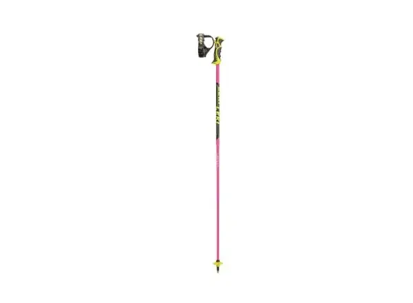 Leki Venom SL 2019/20 - Leki Venom SL TR-S sjezdové hole pink/black/white/yellow 110 cm