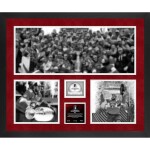 Fanatics Fotografie Carolina Hurricanes NHL 2026 Stanley Cup Champions Framed 3-Photograph Collage with Game-Used Ice from the 2026 Stanley Cup Final Limited Edition of 2026