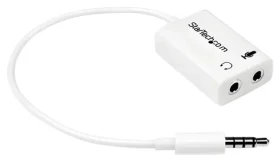StarTech adaptér headset 3,5 mm na 2x 3,5 mm bílá / Adaptér / 0,152 m (MUYHSMFFADW)