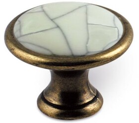 Siro Nábytková knopka 1700 staromosaz (S12938)